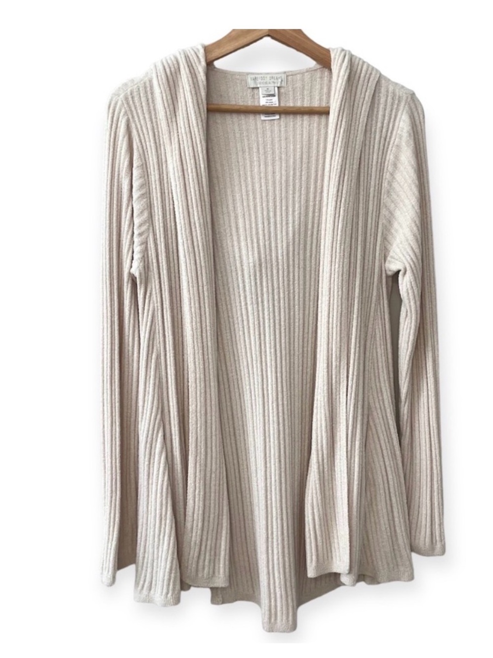 Barefoot Dreams Cozychic Ultra Lite Knit Namaste Ribbed Hooded Cardigan
